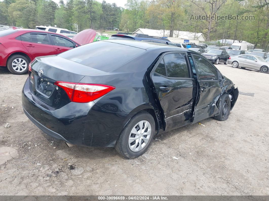 2017 Toyota Corolla L Черный vin: 5YFBURHE2HP727157