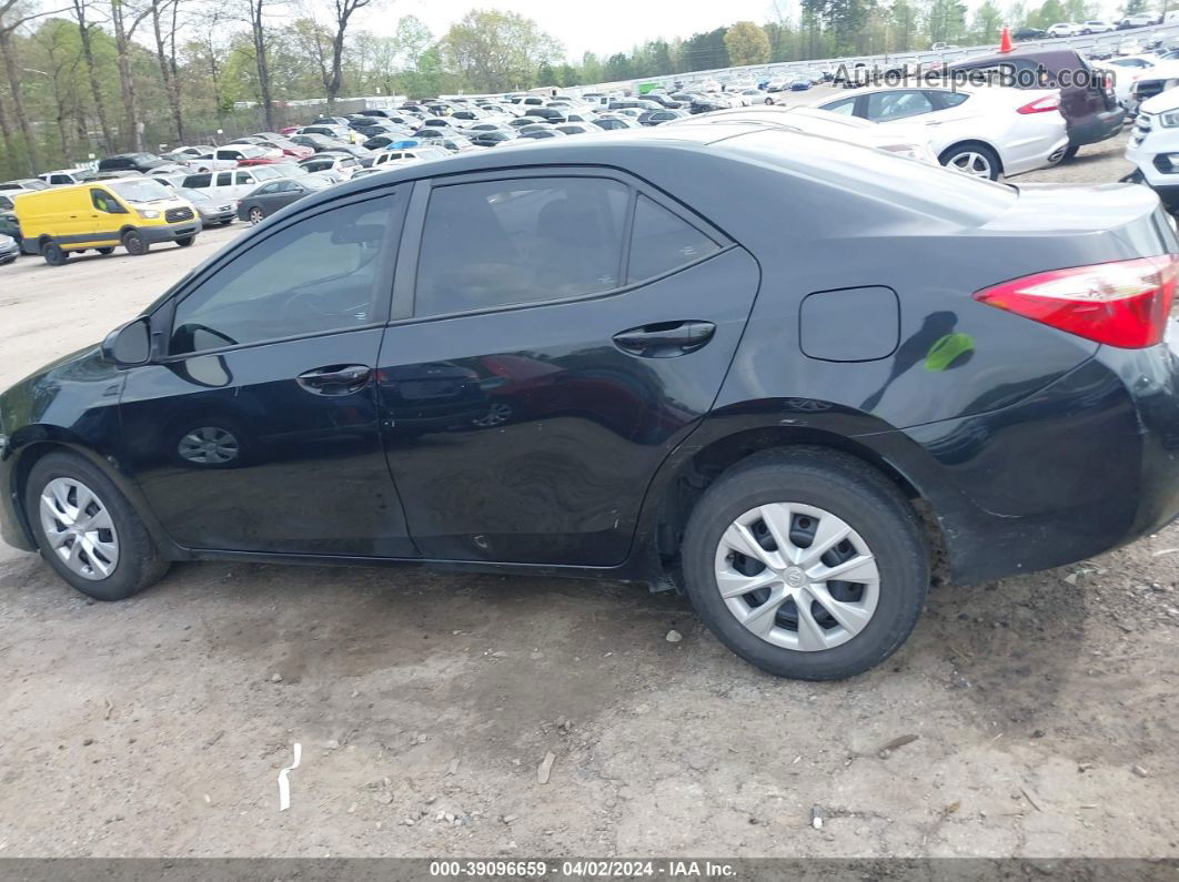 2017 Toyota Corolla L Black vin: 5YFBURHE2HP727157