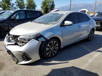 2017 Toyota Corolla L Silver vin: 5YFBURHE2HP732925