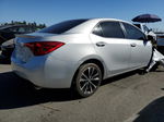 2017 Toyota Corolla L Silver vin: 5YFBURHE2HP732925