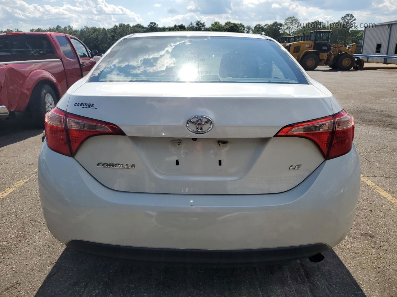 2019 Toyota Corolla L White vin: 5YFBURHE2KP856507