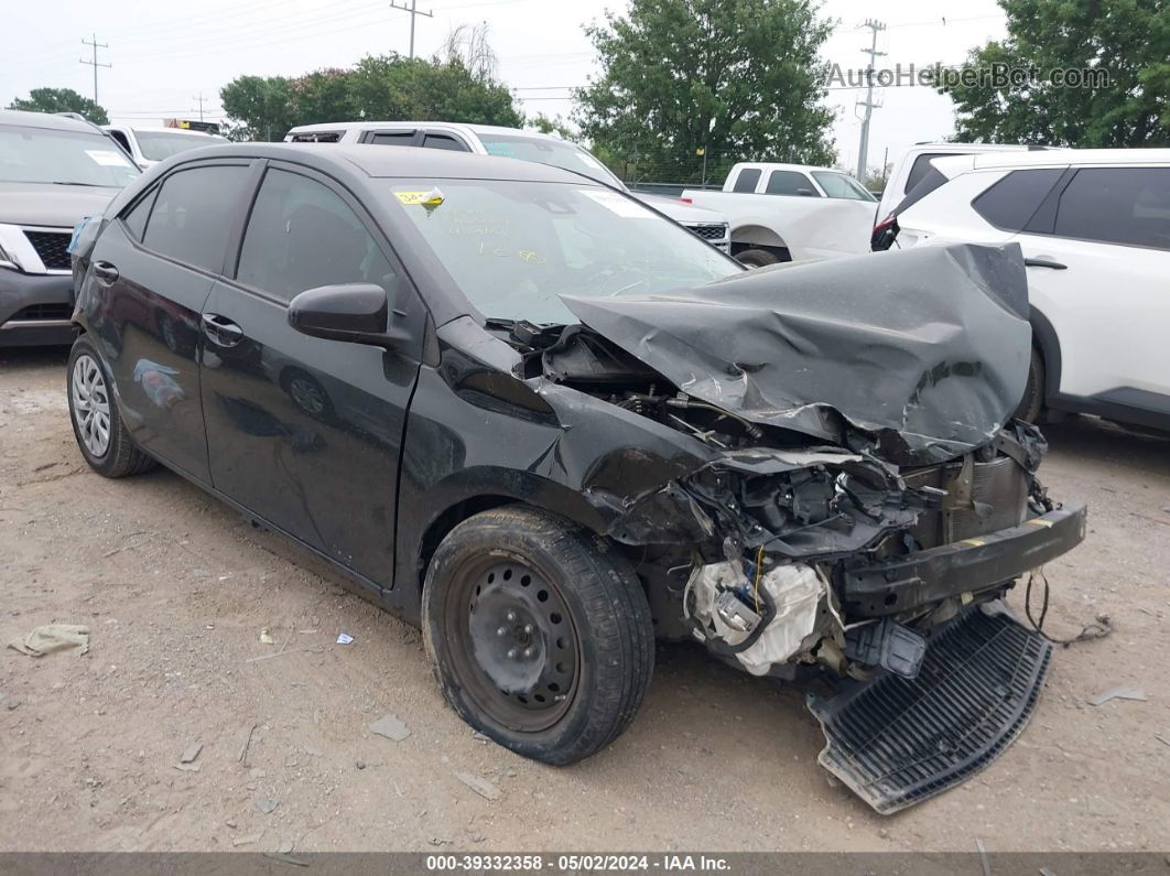 2019 Toyota Corolla Le Black vin: 5YFBURHE2KP860007