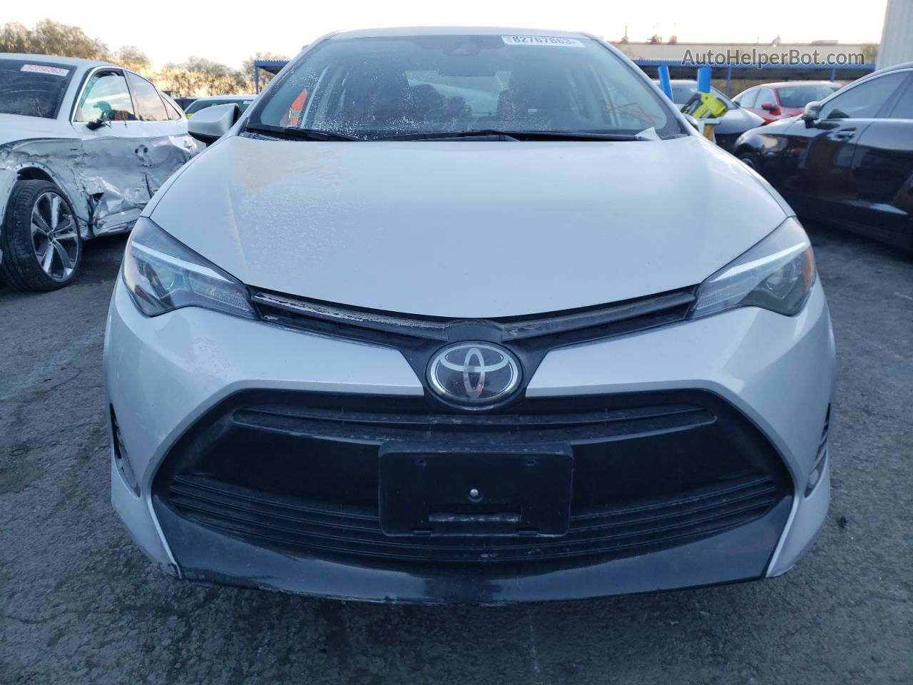 2019 Toyota Corolla L Серый vin: 5YFBURHE2KP862050