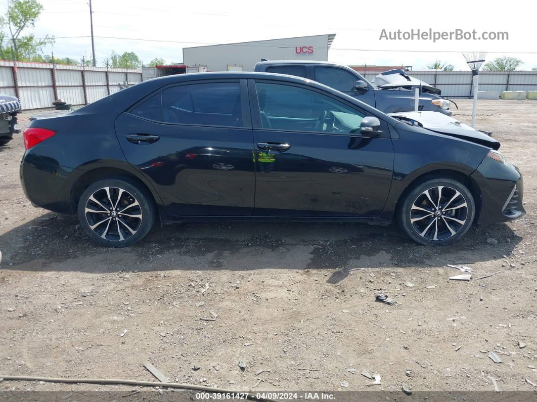 2019 Toyota Corolla Se Black vin: 5YFBURHE2KP891726