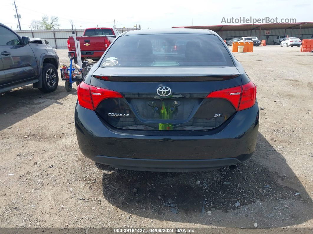 2019 Toyota Corolla Se Black vin: 5YFBURHE2KP891726