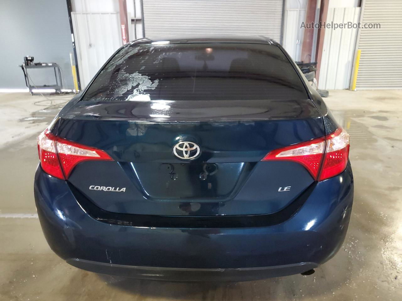 2019 Toyota Corolla L Синий vin: 5YFBURHE2KP914440