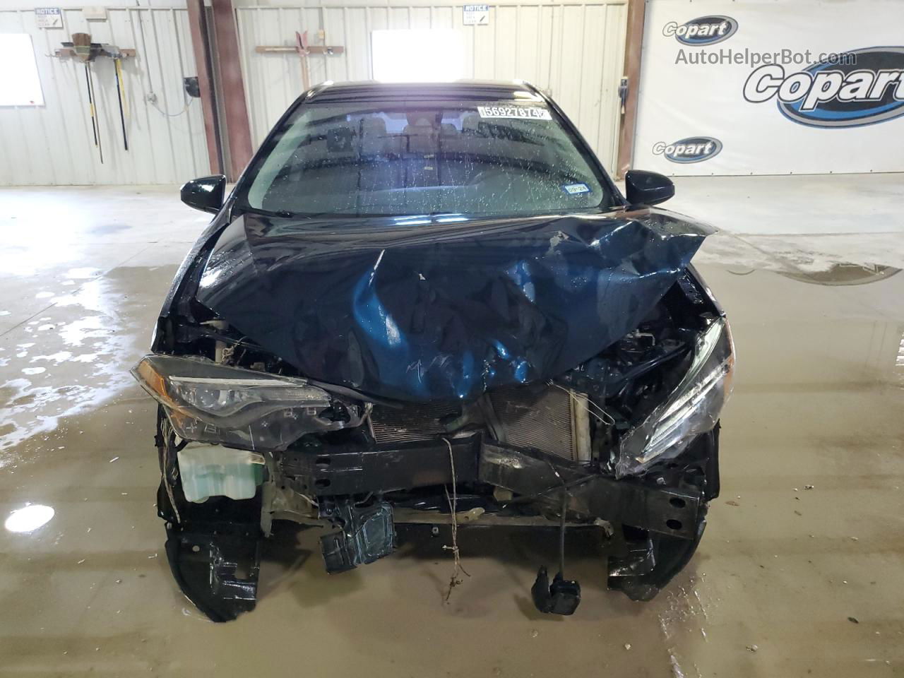 2019 Toyota Corolla L Blue vin: 5YFBURHE2KP914440