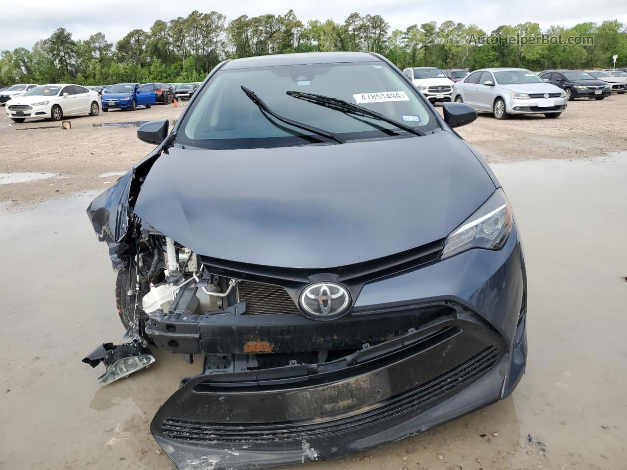 2019 Toyota Corolla L Charcoal vin: 5YFBURHE2KP928225