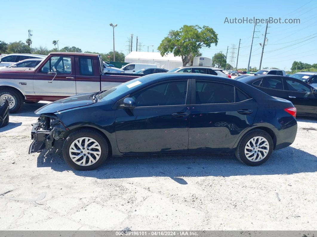 2019 Toyota Corolla Le Dark Blue vin: 5YFBURHE2KP929505