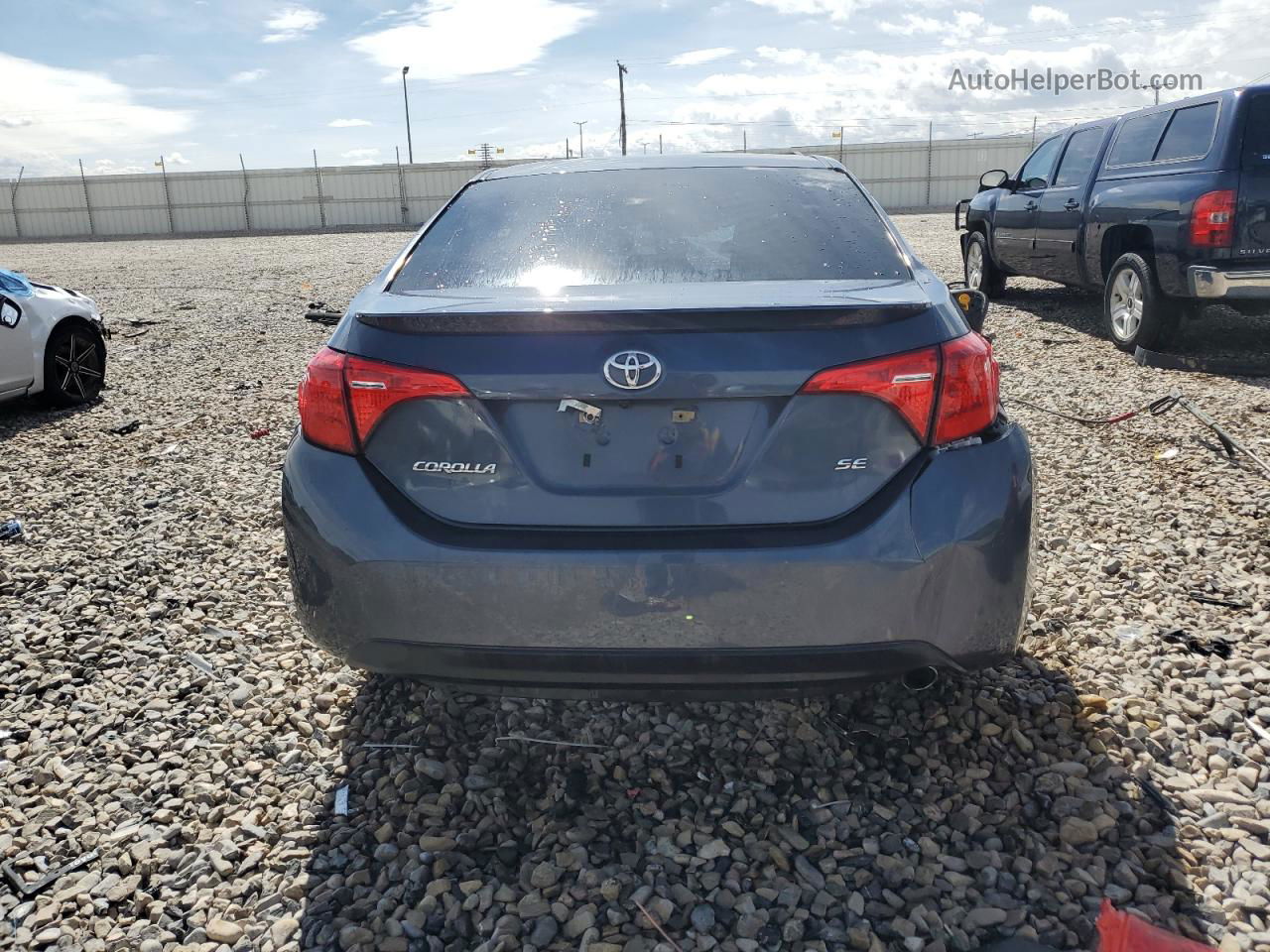 2019 Toyota Corolla L Gray vin: 5YFBURHE2KP934705