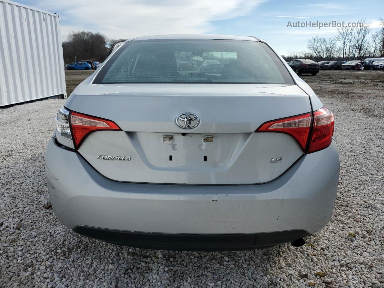 2019 Toyota Corolla L Silver vin: 5YFBURHE2KP938964