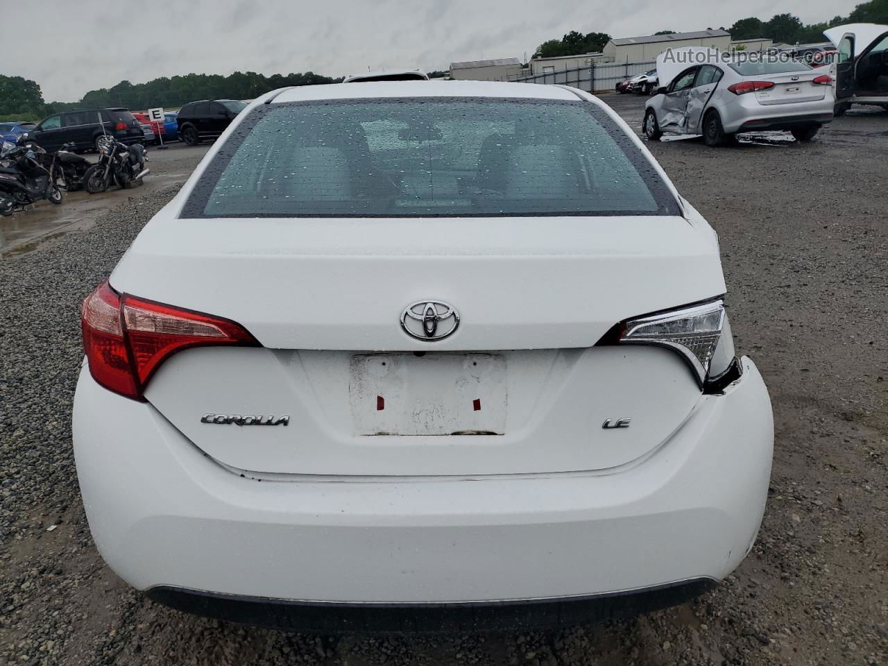 2019 Toyota Corolla L White vin: 5YFBURHE2KP945588