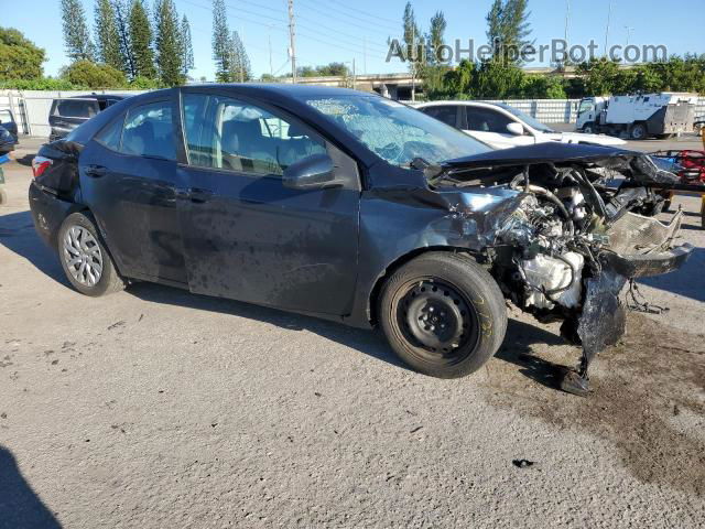 2019 Toyota Corolla L Black vin: 5YFBURHE2KP946885