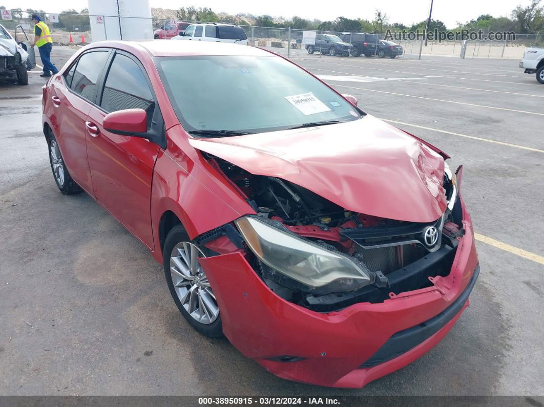 2014 Toyota Corolla Le Plus Red vin: 5YFBURHE3EP003862