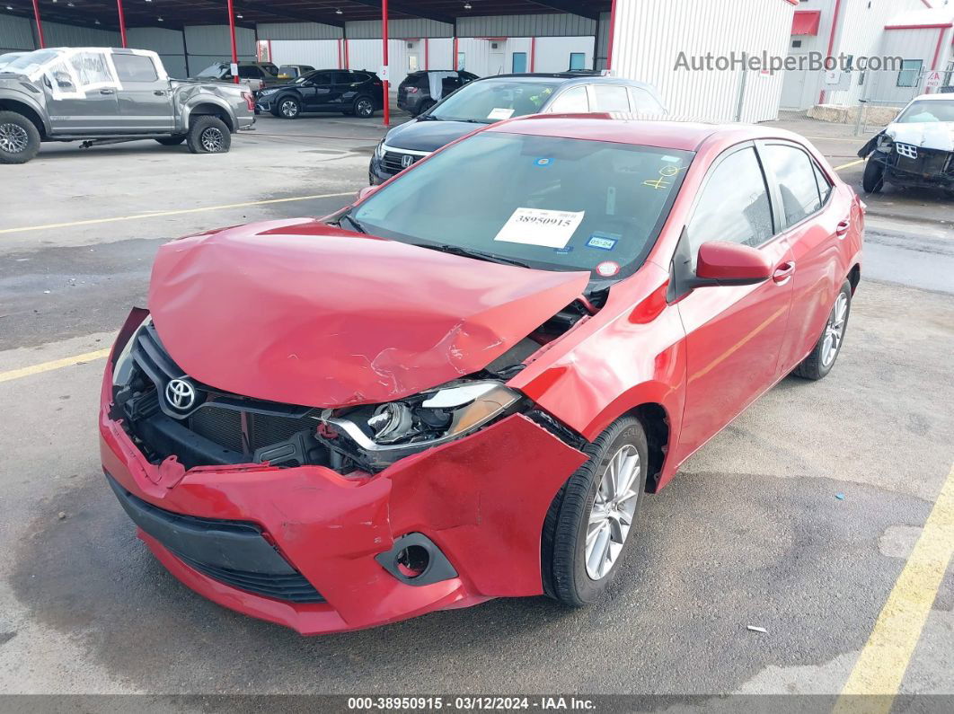 2014 Toyota Corolla Le Plus Red vin: 5YFBURHE3EP003862