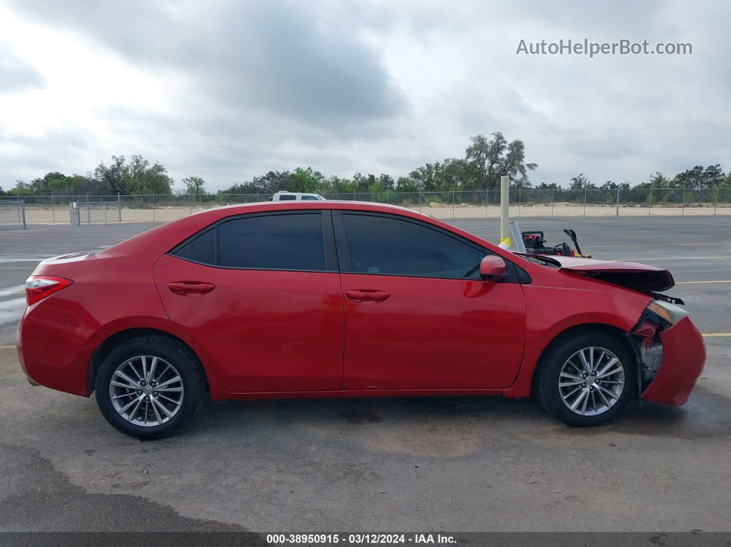 2014 Toyota Corolla Le Plus Red vin: 5YFBURHE3EP003862