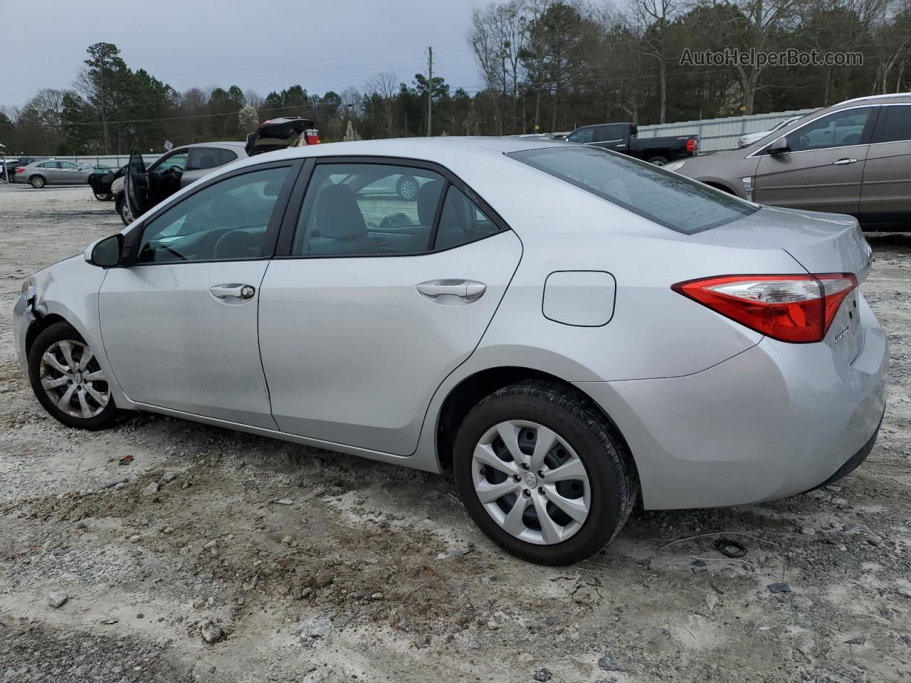 2014 Toyota Corolla L Silver vin: 5YFBURHE3EP030799