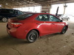 2014 Toyota Corolla L Red vin: 5YFBURHE3EP052964