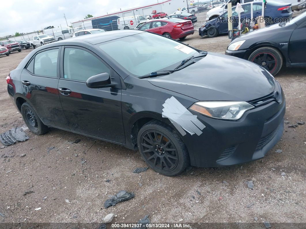 2014 Toyota Corolla L Black vin: 5YFBURHE3EP073829