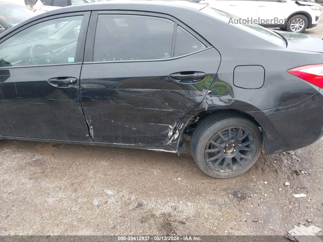 2014 Toyota Corolla L Black vin: 5YFBURHE3EP073829