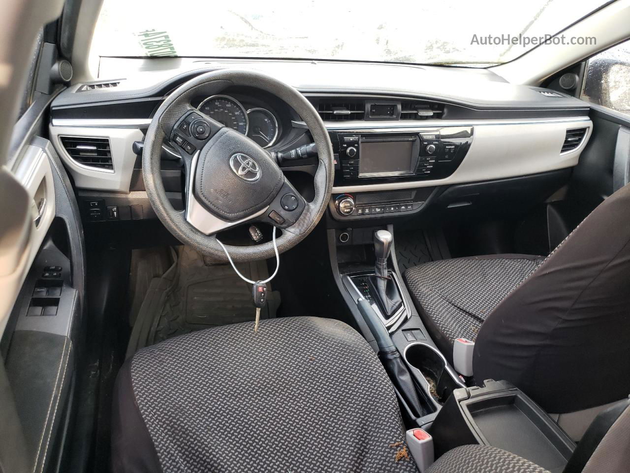 2014 Toyota Corolla L Бирюзовый vin: 5YFBURHE3EP100818