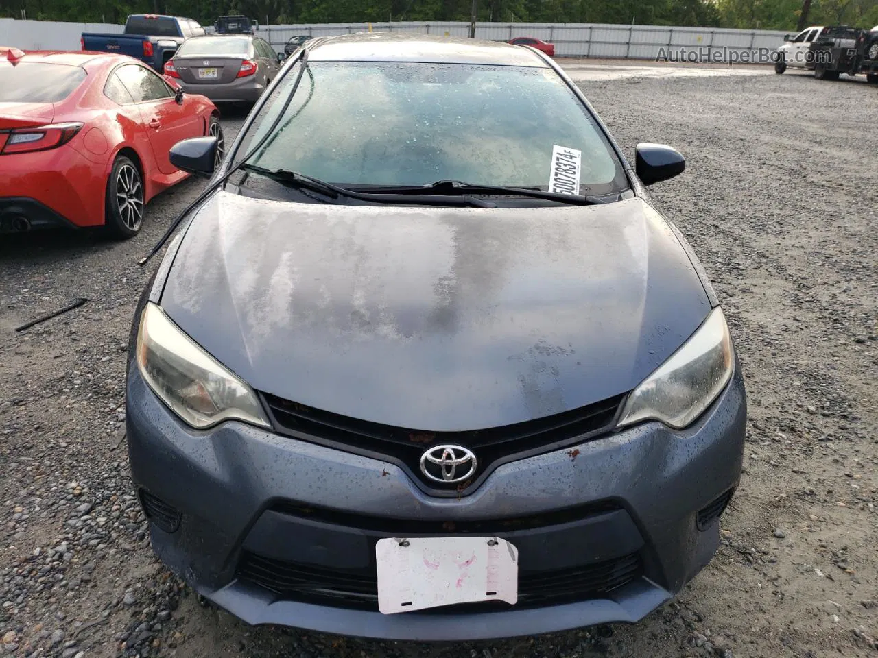 2014 Toyota Corolla L Бирюзовый vin: 5YFBURHE3EP100818