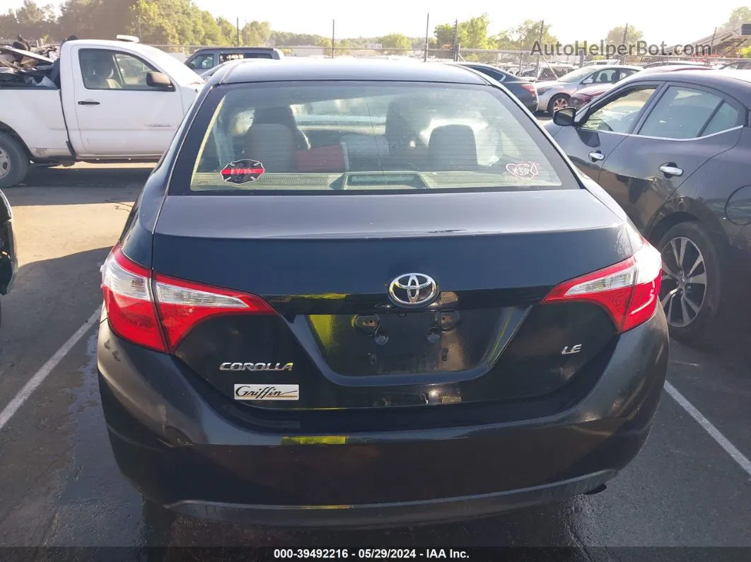 2014 Toyota Corolla Le Black vin: 5YFBURHE3EP109924