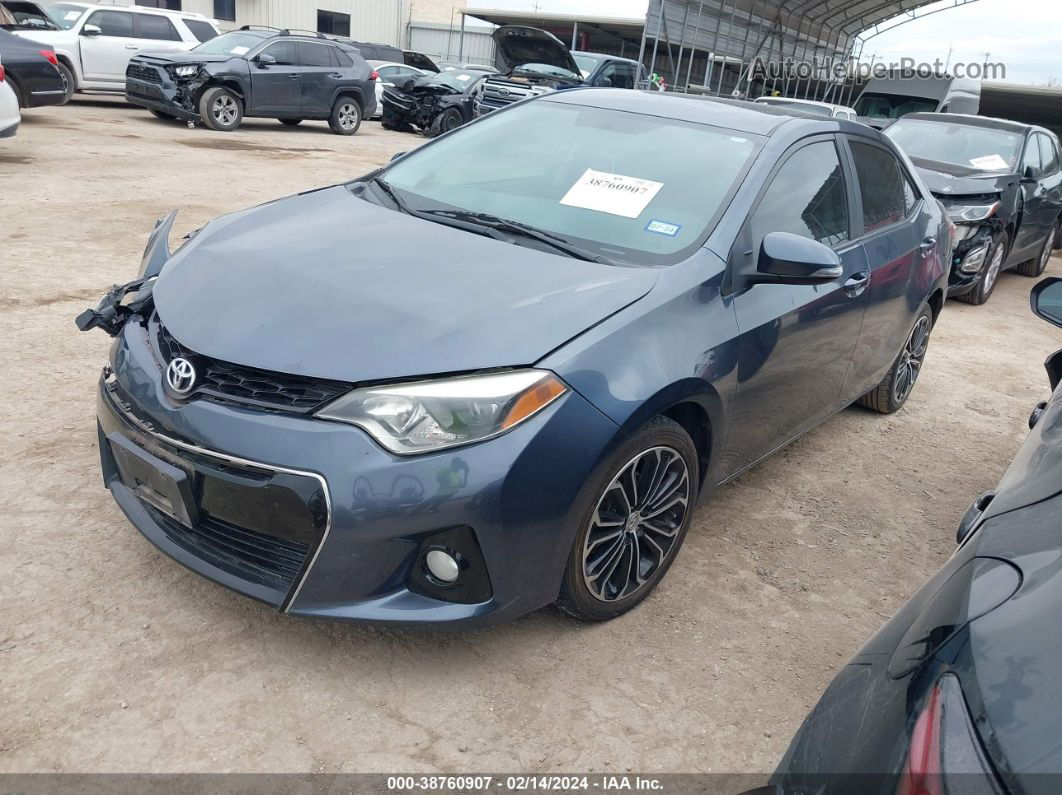 2014 Toyota Corolla S Plus Black vin: 5YFBURHE3EP133494