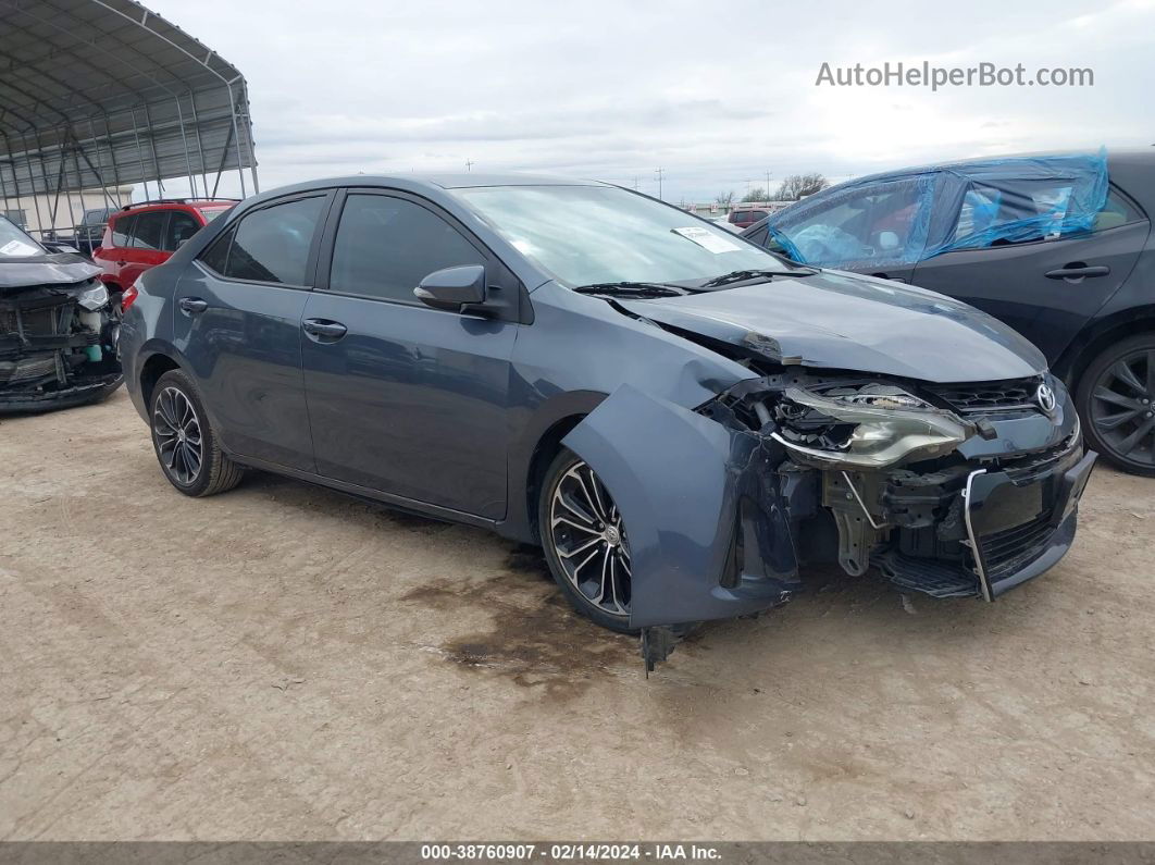 2014 Toyota Corolla S Plus Black vin: 5YFBURHE3EP133494