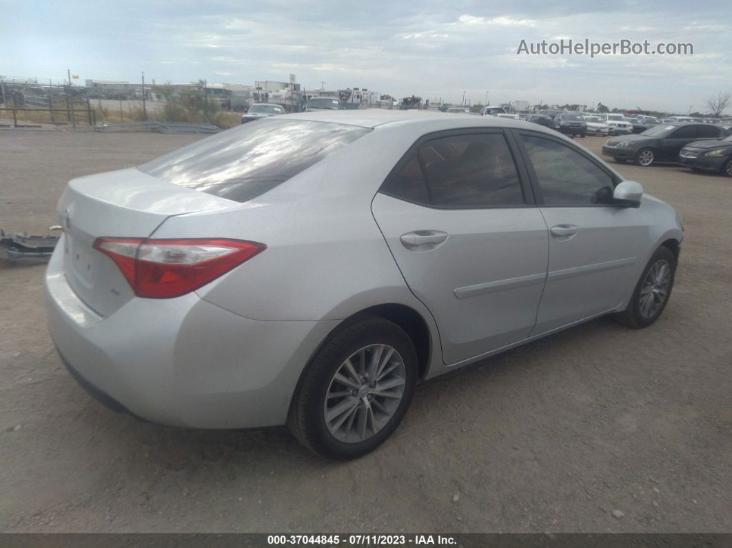 2015 Toyota Corolla Le Серебряный vin: 5YFBURHE3FP217980