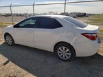 2015 Toyota Corolla L White vin: 5YFBURHE3FP225044