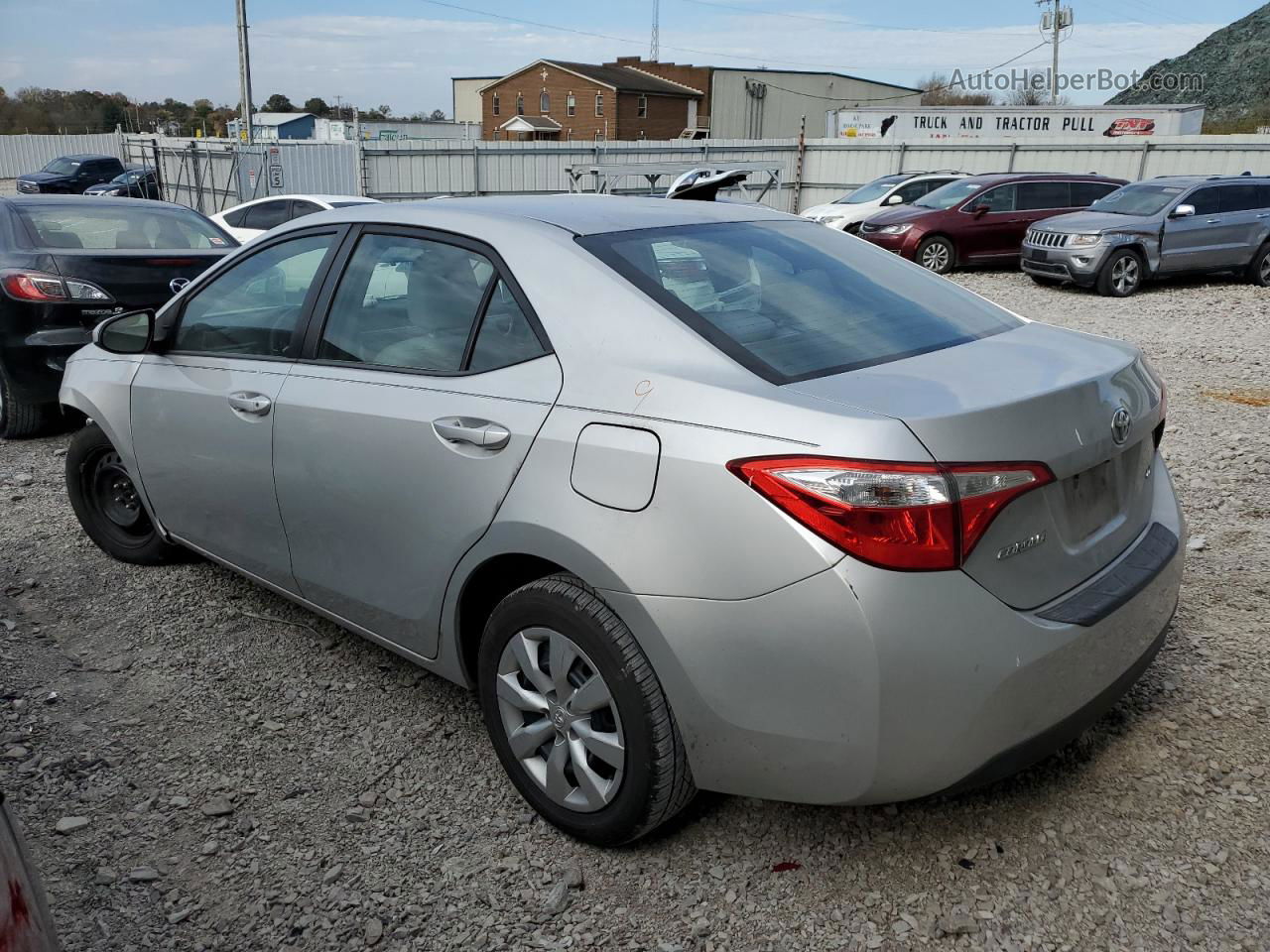 2015 Toyota Corolla L Silver vin: 5YFBURHE3FP239283