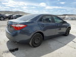 2015 Toyota Corolla L Blue vin: 5YFBURHE3FP243303