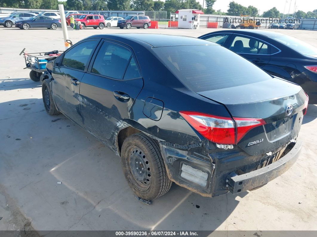 2015 Toyota Corolla Le Черный vin: 5YFBURHE3FP312247