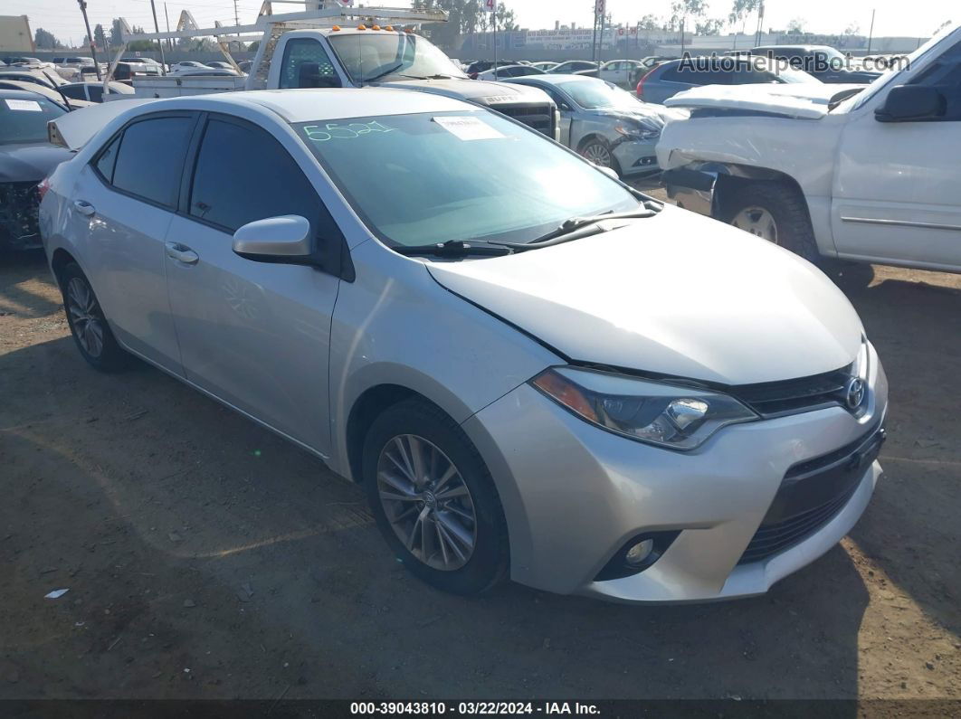 2015 Toyota Corolla Le Plus Silver vin: 5YFBURHE3FP317125