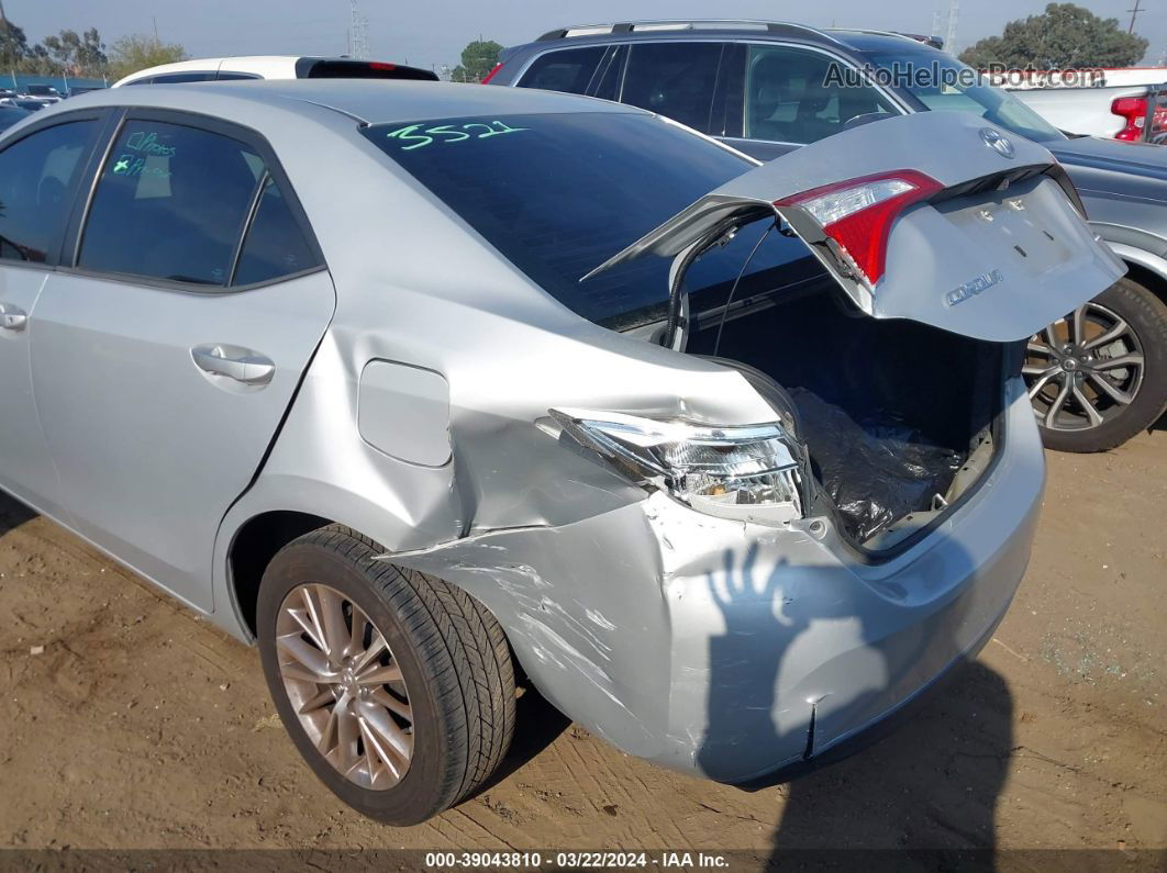 2015 Toyota Corolla Le Plus Silver vin: 5YFBURHE3FP317125