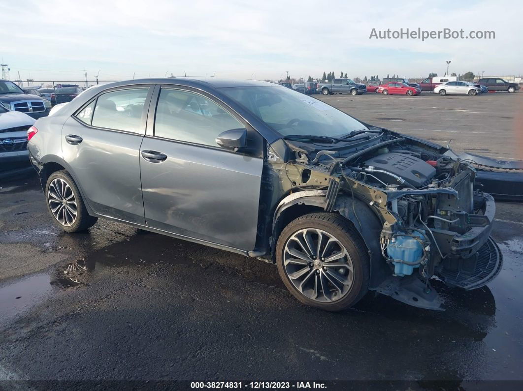 2015 Toyota Corolla S Premium Gray vin: 5YFBURHE3FP321191