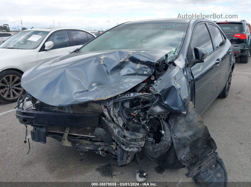 2015 Toyota Corolla S Plus Gray vin: 5YFBURHE3FP322969