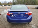 2015 Toyota Corolla L Blue vin: 5YFBURHE3FP336273