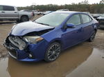 2015 Toyota Corolla L Blue vin: 5YFBURHE3FP336273