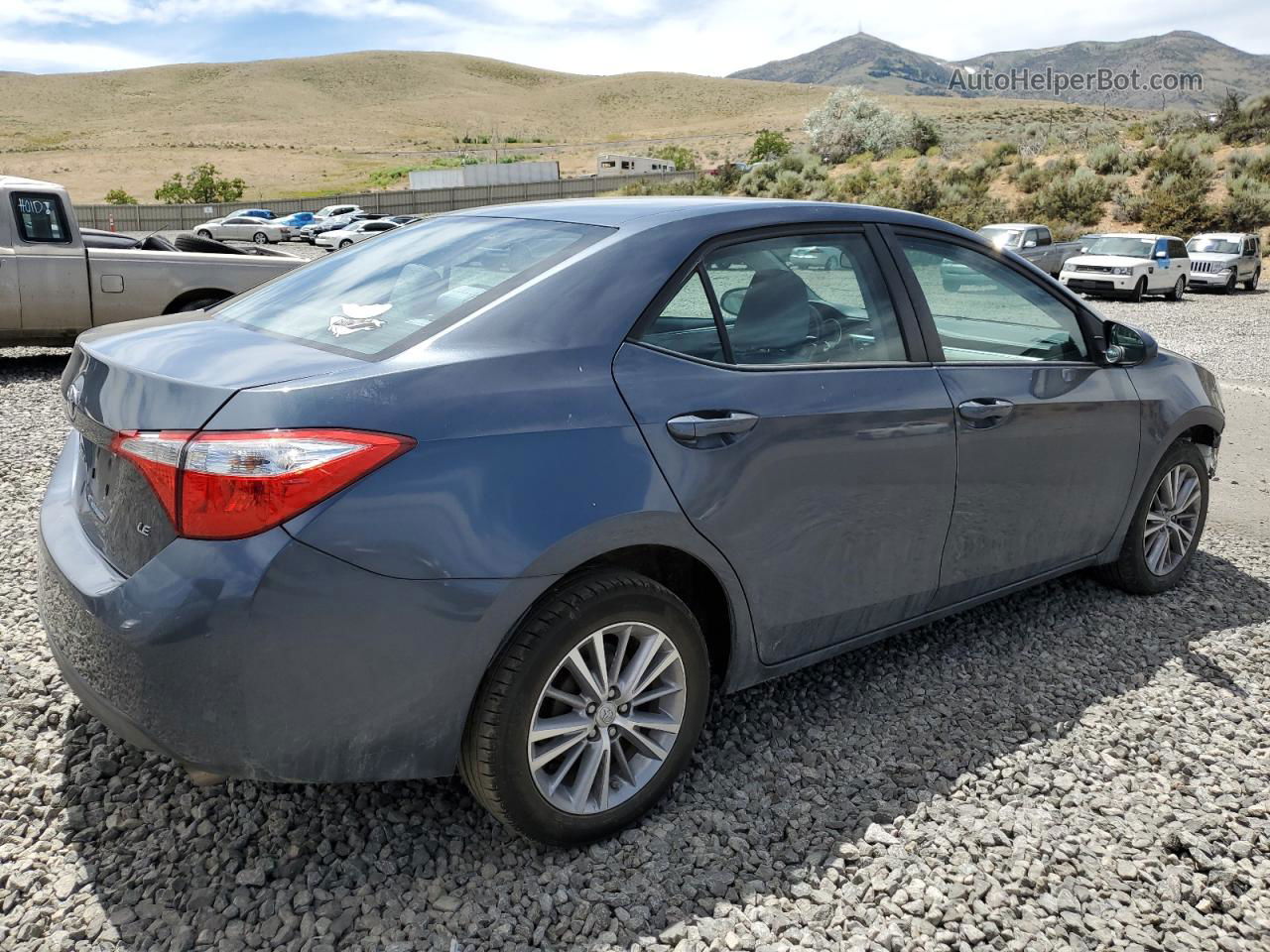 2015 Toyota Corolla L Charcoal vin: 5YFBURHE3FP345684