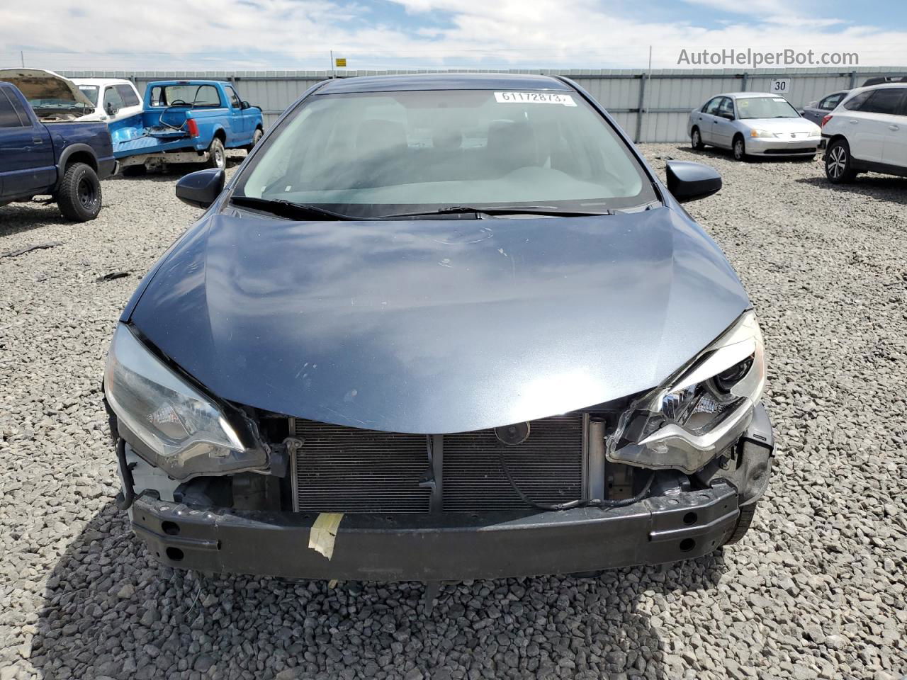 2015 Toyota Corolla L Charcoal vin: 5YFBURHE3FP345684