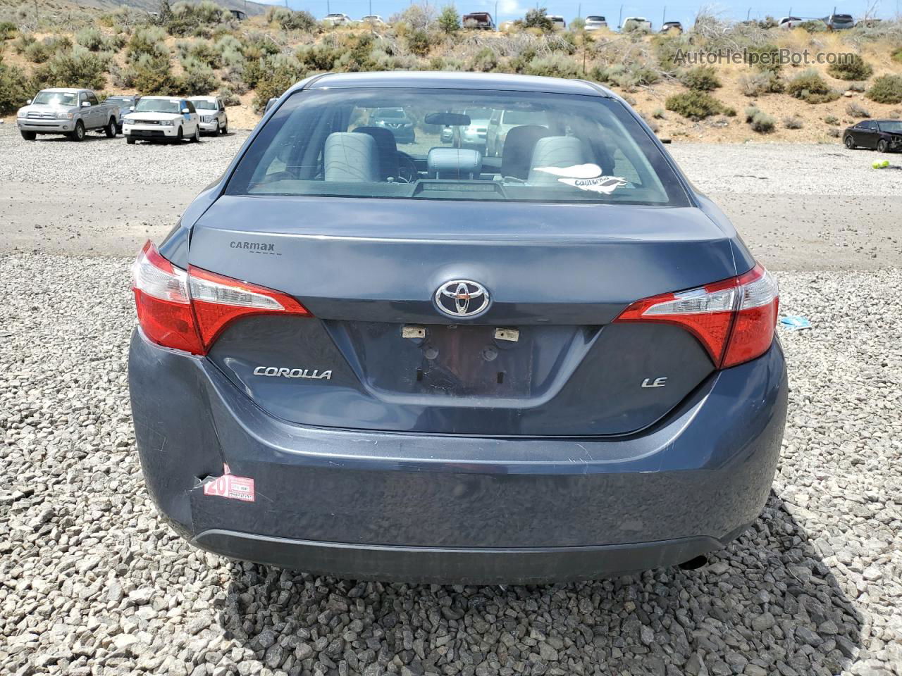 2015 Toyota Corolla L Charcoal vin: 5YFBURHE3FP345684