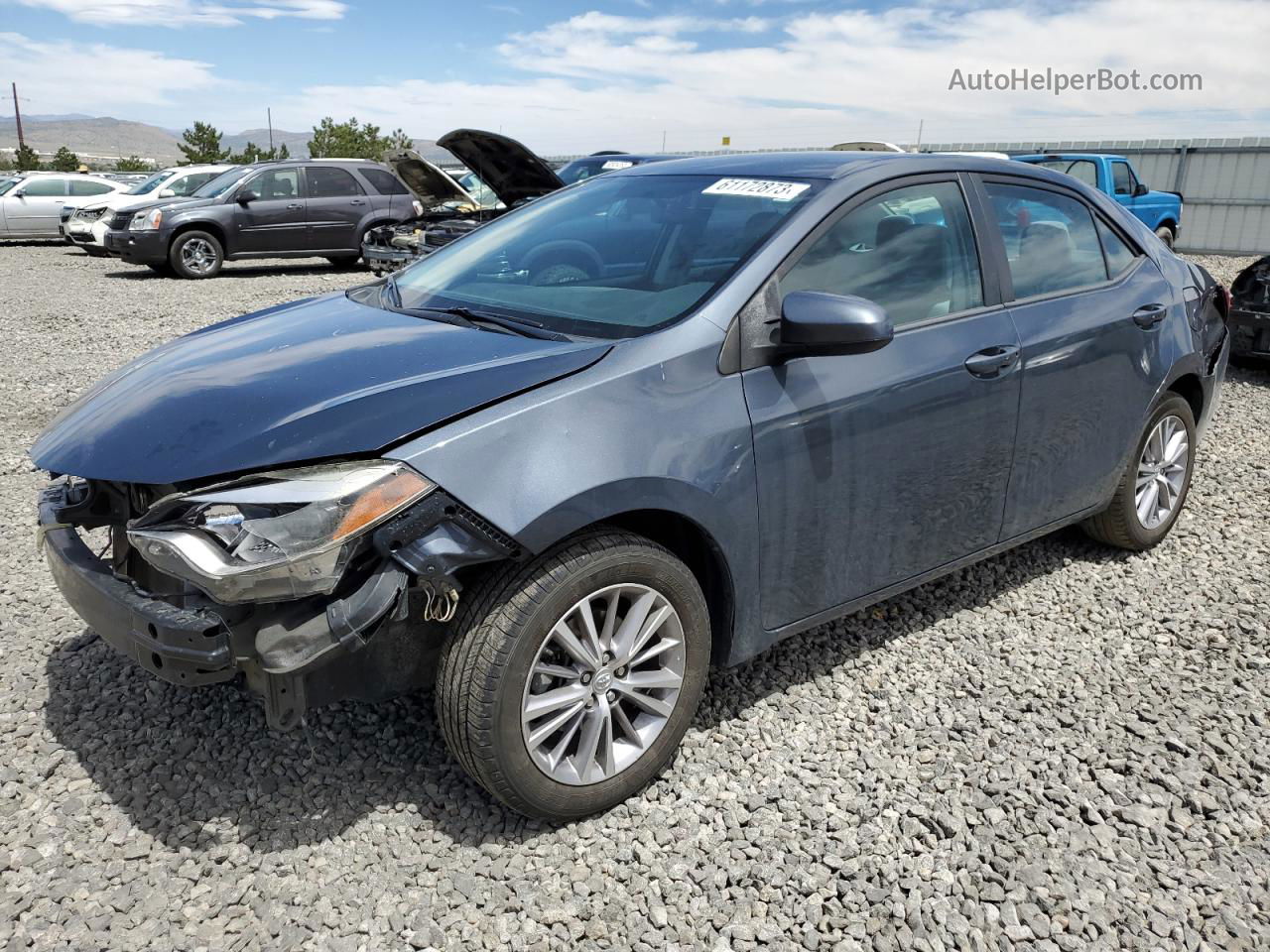 2015 Toyota Corolla L Charcoal vin: 5YFBURHE3FP345684