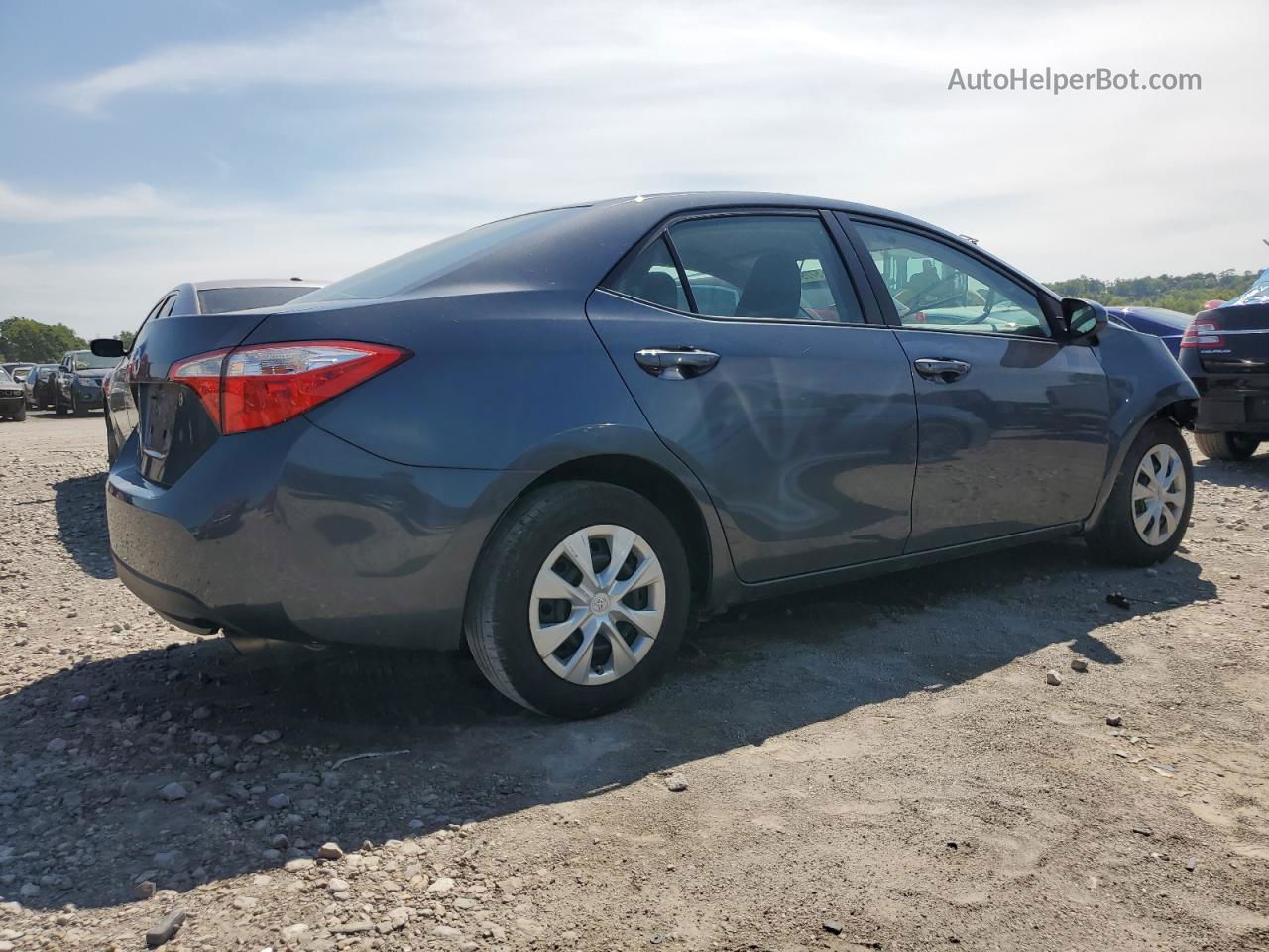 2015 Toyota Corolla L Gray vin: 5YFBURHE3FP345930