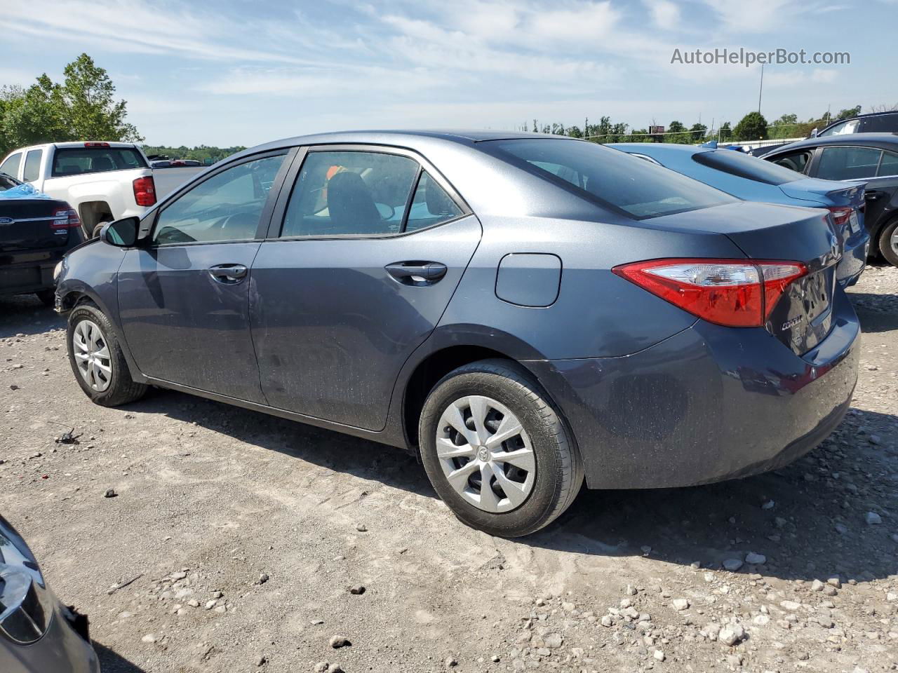 2015 Toyota Corolla L Серый vin: 5YFBURHE3FP345930