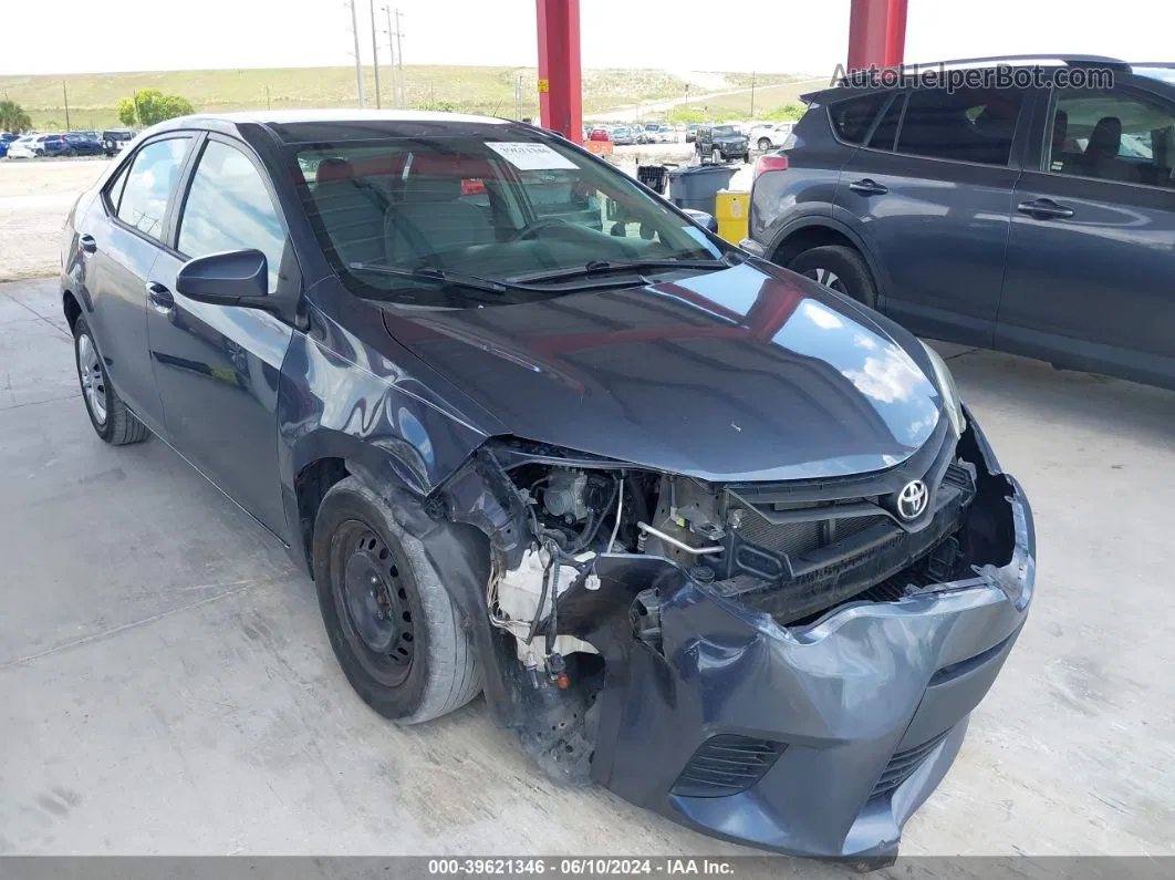 2015 Toyota Corolla L Gray vin: 5YFBURHE3FP364364