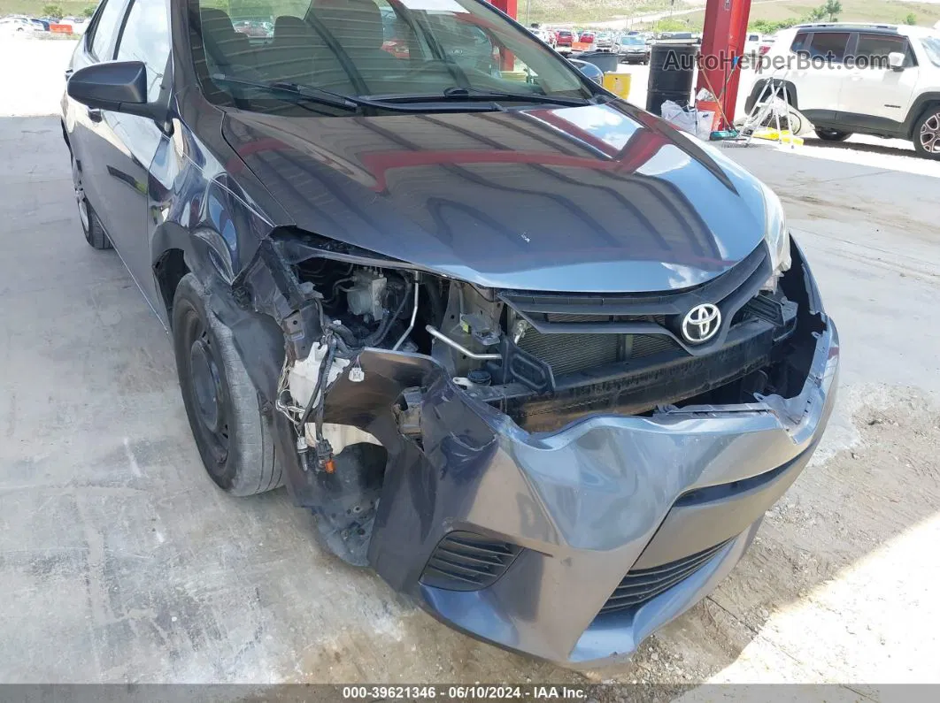 2015 Toyota Corolla L Gray vin: 5YFBURHE3FP364364