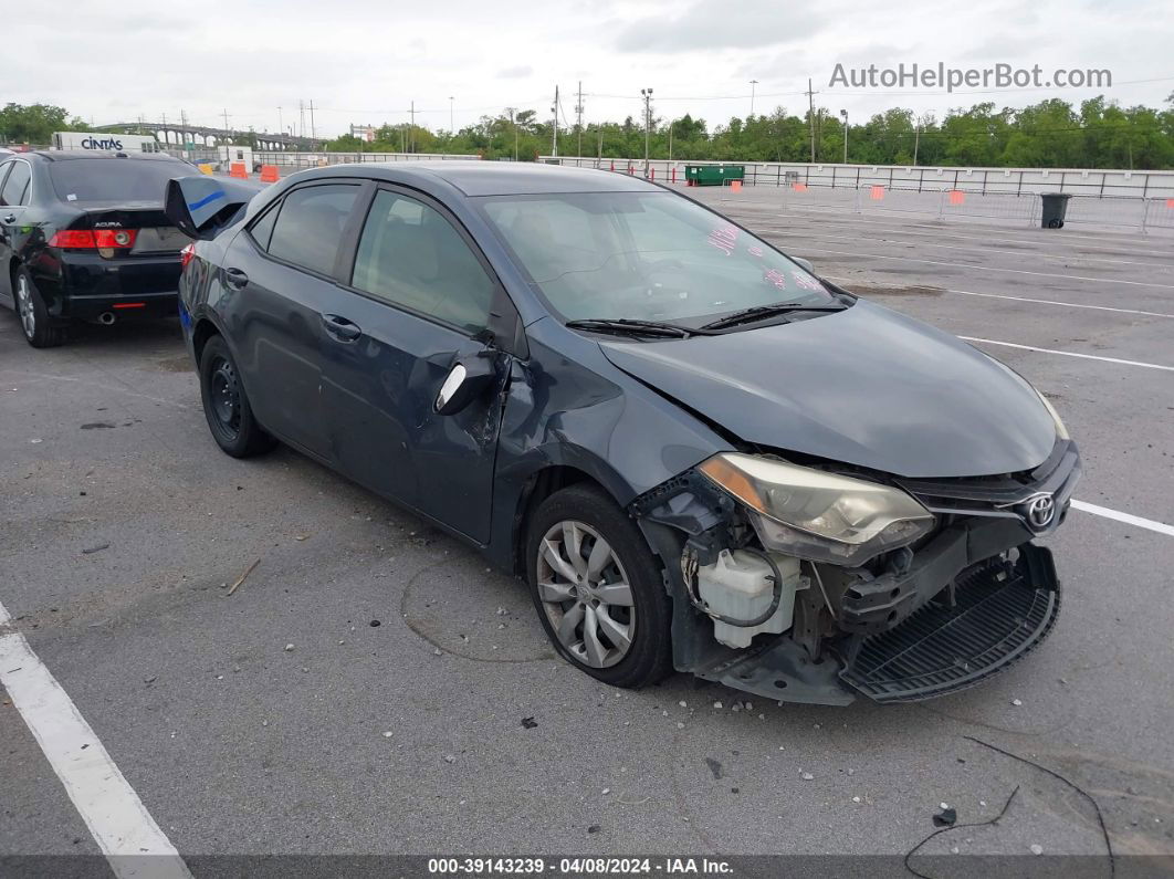 2016 Toyota Corolla Le Blue vin: 5YFBURHE3GP372191