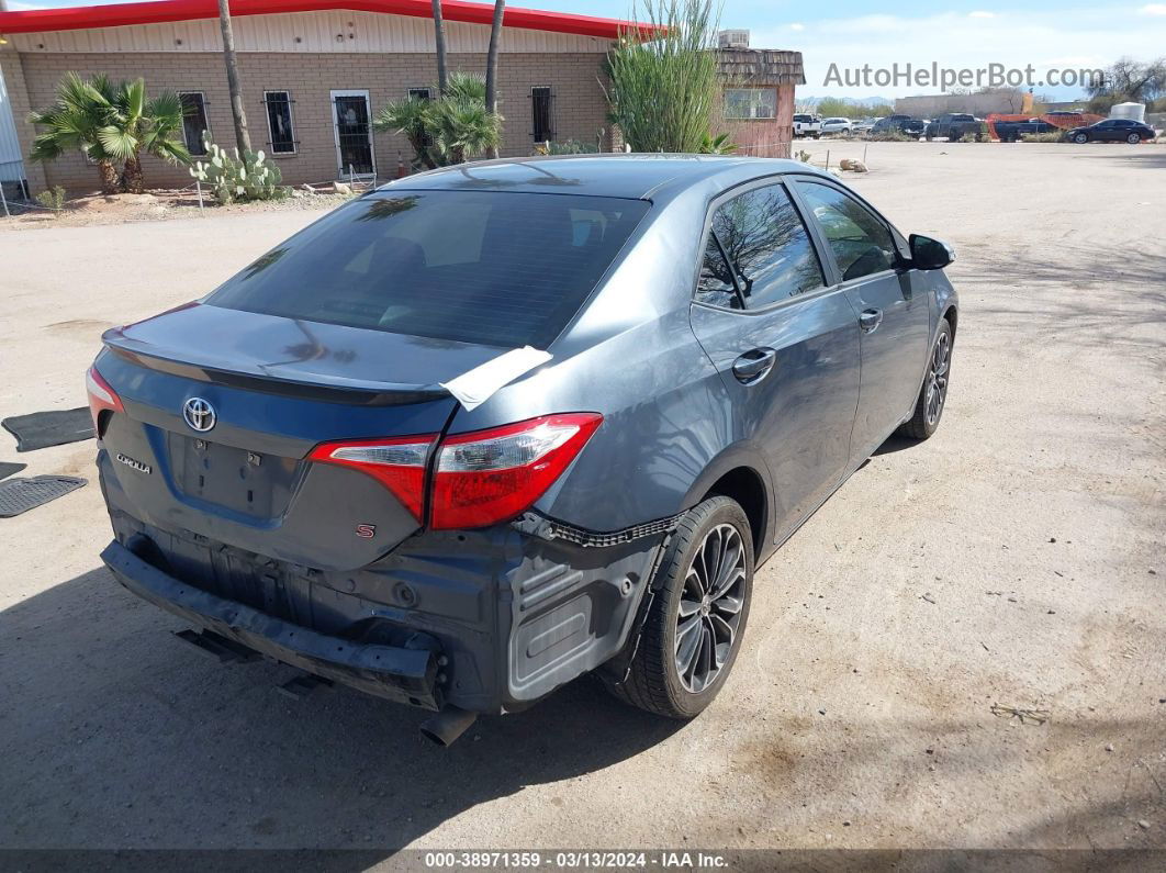 2016 Toyota Corolla L/le/le Pls/prm/s/s Pls Blue vin: 5YFBURHE3GP389587